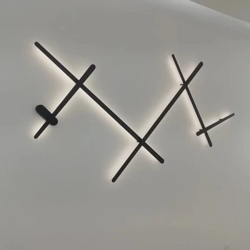 LED-uri moderne Linie de lumină lampă de perete simplu de design interior, decor acasă de Iluminat de perete camera de zi lumina culoar, coridor, dormitor lumini