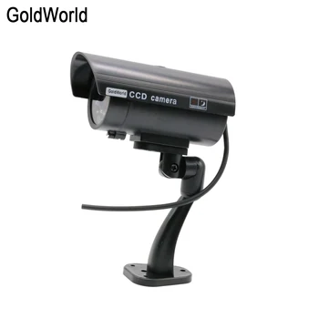 GoldWorld Impermeabil în aer liber, piscină Interioară False de Securitate aparat de Fotografiat Dummy CCTV Camera de Supraveghere de Noapte CAM cu LED-uri de Culoare