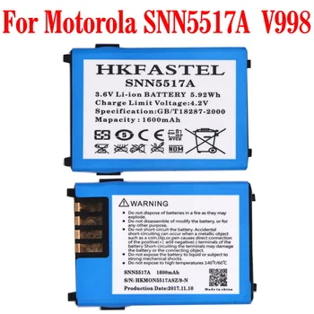 HKFASTEL SNN5517A Acumulator Pentru Motorola V2188 V3688 L2000 2088 3690 3620 P7789 8160 T189 V50 V998 L708WINGS V998+ Telefon Mobil