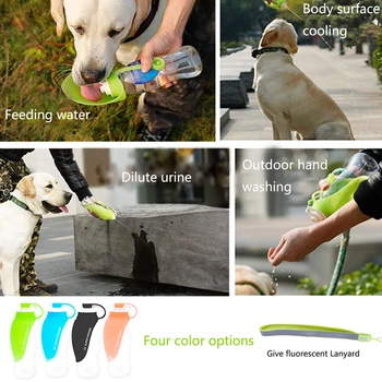 Portabil Câine de Companie Sticla de Apa de Călătorie de Apă Potabilă Alimentator Bol pentru Mic Câini de talie Mare în aer liber animale de Companie Pisica Produse