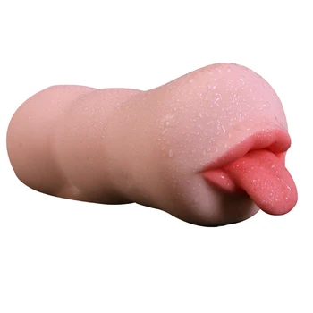 Gura Masturbari Ceașcă de sex Masculin Artificiale 3D Realiste Buzele cu Limba Pizde Sex Erotic Jucarii Masturbator Intima Sex Produsele pentru Bărbați