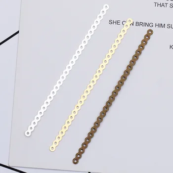 20buc 90mm Lungime de Metal Alamă Filigran Mult Poros Foaie de Setare Bijuterii DIY Concluziile