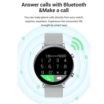 GW33 Ceas Inteligent Bărbați Femei Bluetooth Apel Ecran HD ECG+PPG Monitorizare Impermeabil Smartwatch pentru Android VS IOS SG2 SG3 DT88