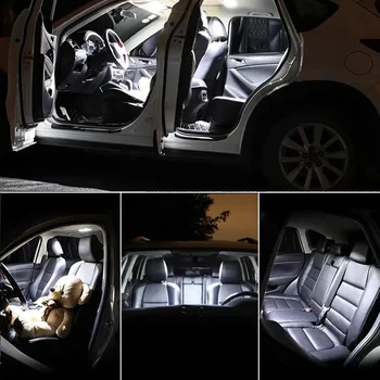 8 Becuri Albe Canbus Interior Auto LED Lumina Plafon Kit potrivit Pentru Toyota RAV4 2001 2002 2003 2004 2005 Harta Dom Marfă Licență Lampa