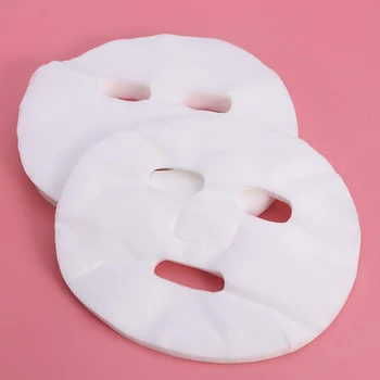 100buc Bumbac Facial Masca de Fata Foaie de Hârtie DIY Moale Respirabil Non-toxice de Îngrijire a Pielii