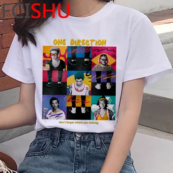 1D-O Direcție Harajuku T-shirt Femei Harry Styles Linie Fină Graphic T Camasa Louis Tomlinson Estetice Tricou Top Teuri de sex Feminin