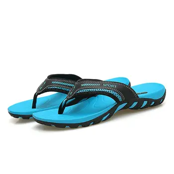 De Înaltă Calitate Moda Mens Două Culori Eva Enject Sport Papuci Flip-Flops Moale Usoare Plus Size Beach Papuci De Casă