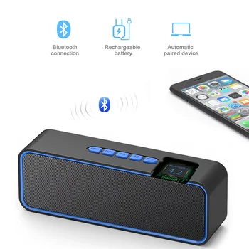 TWS Difuzor Bluetooth V5.0 Coloana Difuzor Bluetooth Soundbar Subwoofer Stereo Suport TF card FM de Exterior/Boxe Auto