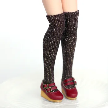 Colorate lungi ciorapi disponibile pentru Blyth Azone Momoko Pullip Licca Colecistectomie păpuși păpuși accesorii sosete cu fir de aur