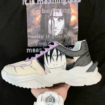 Orojimaru Sasuke Naruto Anime Pantofi Barbati Vulcanizat Pantofi de Moda Greoaie Adidasi pentru Barbati Pantofi Casual Hip Hop Dropshipping