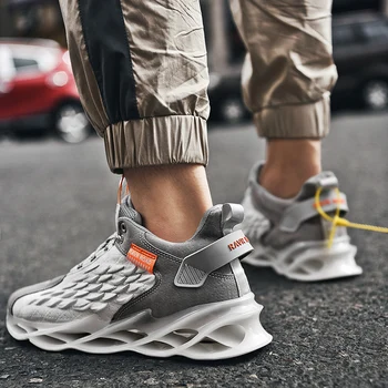 Lama Pantofi de Alergare pentru Bărbați Respirabil Adidași cu Dispozitiv de Amortizare Talpa Înaltă Calitate, Pantofi de Sport de Formare Pantofi de Jogging