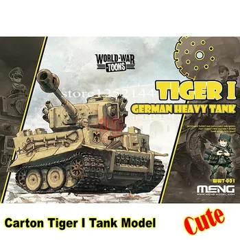 Germană de Heavy Tanc Modelul Tiger Cutie Tip de Asamblare Rezervor Model Kituri de constructie Pentru Rezervor de Asamblare DIY Colectare MENG001