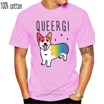 QUEERGI LGBTQ CORGI T-SHIRT