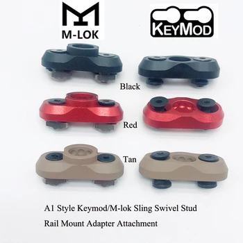TriRock A1 Stil Keymod/M-lok Feroviar Adaptor de Montare Attachment_Black/Rosu/Bronz Culoare se Potrivesc Tasta de Mod / MLOK mânerul din Sistemul Feroviar