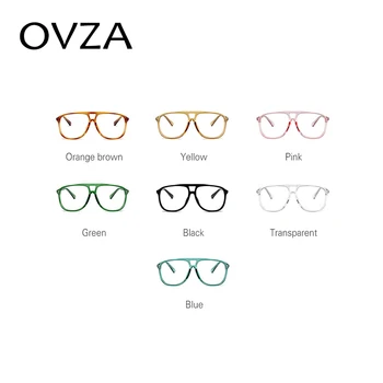 OVZA Accesorii de Moda pentru Femei Transparent Rama de Ochelari de Brand Conceput Pilot Stil Optic Cadru Ochelari de sex Masculin S6058