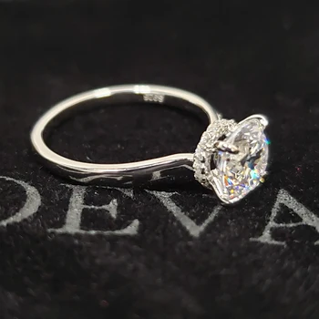 OEVAS 925 Spumante de Înaltă Carbon Diamant Inele de Nunta Pentru Femei de Calitate de Top de Logodna Bijuterii Fine Cadouri