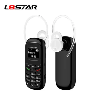 L8Star GTStar BM70 Mini bluetooth receptor de telefon 0.66 inch Deblocat Mini Telefon Mobil Cască Bluetooth Dialer Singur Card SIM