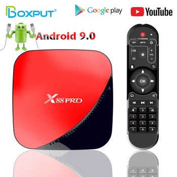 Top Box Android OS 9.0 Caseta de Tv 4K RK3318 x88 borna PRO 2G 16G HD Media Player YouTube Netiflex Set top Box Inteligent