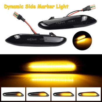 LED-uri dinamice Fender Lumina de poziție Laterale Pentru BMW E60 E61 E90 E91 E87 E81 E84 E88 E92 E93 E82 1 3 E46 Seria 5 X1 2004 2010 Flasher