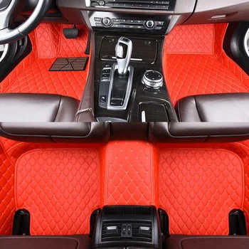 3D Covoare Interior din Piele Mat Pad Auto Accesorii Auto Mat Etaj Pentru Ford Fiesta 2008 2009 2010 2011 2012 2013 2016