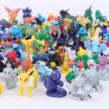 Takara Tomy Pokemon Go Colecție de Figurine de Acțiune Modele 2-3cm Pokemon Pikachu Charmander Figura Anime Păpuși Jucării, Cadouri pentru Copii