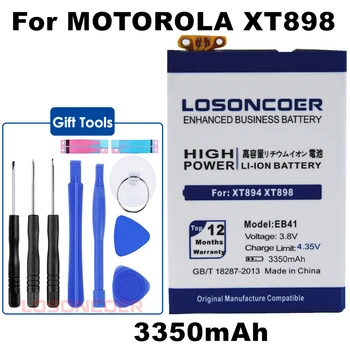 LOSONCOER 3350mAh EB41 Acumulator Pentru Motorola Droid 4 XT894 P894 P89 XT898 P893 PHOTON Q LTE XT897 SNN5905 Baterie+numărul de urmărire