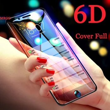 6D Sticlă pentru iPhone 7 6 Plus Ecran Protector pentru iPhone X XR 6 s pe Telefon Sticlă de Protecție pentru iPhone 6 7 Pahar XS MAX