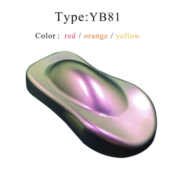 YB81 Cameleon Pigmenti Vopsele Acrilice Perla Pulbere de Acoperire pentru Masini Auto Pictura Decor Arte Meserii Unghiile 10g