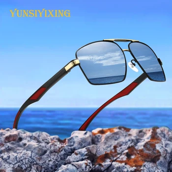 YUNSIYIXING Aluminiu Magneziu Vintage pentru Bărbați ochelari de Soare Polarizat de Lux Clasic de Ochelari de Acoperire de Conducere Bărbați/Femei Ochelari de Soare
