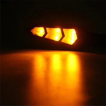 4buc Universal Motocicleta LED Amber Turn Semnal de Lumină a Lămpii Indicatoare de Semnalizare Moto Lumini