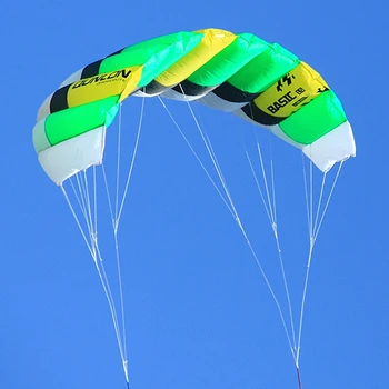 1.5 mp de Bază Sport Tracțiune Zmeu Dual Power Line Stunt Zmeu în aer liber pentru Plaja Kite Flying Cu Carte de Instrucțiuni 3 Culori