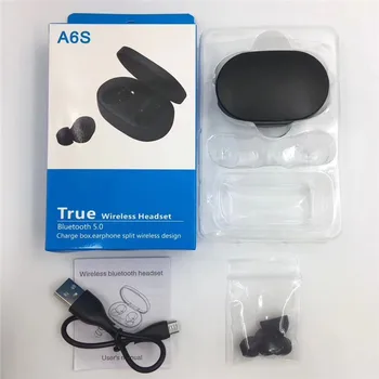 A6S TWS Hifi Wireless Căști Bas Bluetooth 5.0 Căști de Gaming Headset Sport Pavilioane pentru toate huawei telefoane xiaomi redmi