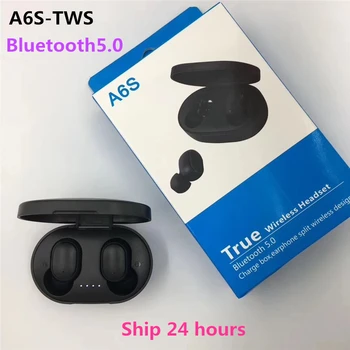A6S TWS Hifi Wireless Căști Bas Bluetooth 5.0 Căști de Gaming Headset Sport Pavilioane pentru toate huawei telefoane xiaomi redmi