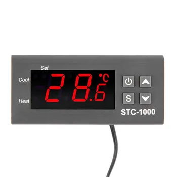Mai nou Controler de Temperatura Termostat Acvariu STC1000 Incubator Lanțului de Frig Temp Ridicata Laboratoare de Temperatura