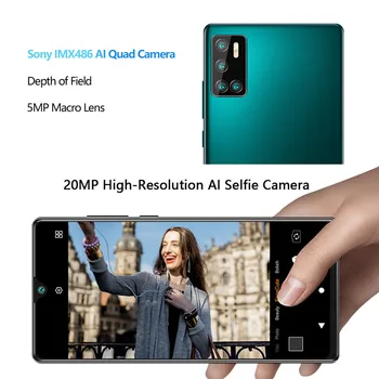 CUBOT P40 Telefoane Inteligente din Spate Quad Camera 20MP Selfie 4200mAh NFC Telefon 4GB+128GB 6.2 Inch Android 10 Dual SIM Card 4G LTE