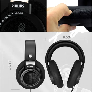 Original Philips SHP9500 Sunet de Înaltă calitate căști cu Microfon de reducere a zgomotului Căști pentru Xiaomi Sprijin test oficial