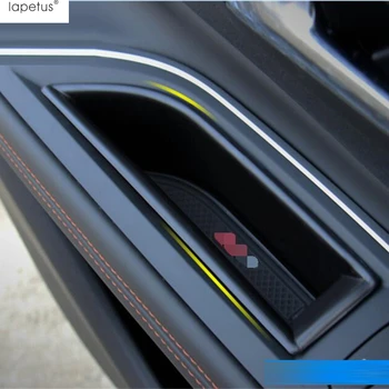 Lapetus Accesorii Pentru Peugeot 5008 GT 2017 - 2021 Fata Interior Usa Palet Depozitare Cotiera Cutie Container Caz Acoperire Kit de Echipare