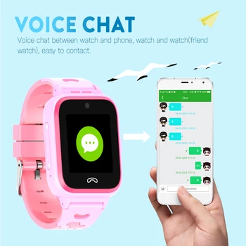 Versiunea americană Rețea 4G smartwatch GPS Locație Wifi Copii pentru Copii Inteligent Watch Video call Cu Cartela Sim Camera Copilului SOS IP67