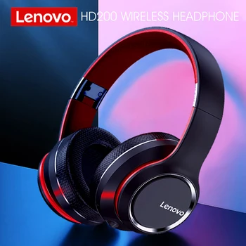 Lenovo HD200 setul cu Cască Bluetooth de Calculator fără Fir, Căști BT5.0 Timp de Așteptare de Viață Cu Anulare a Zgomotului pentru iPhone12 11 pro max