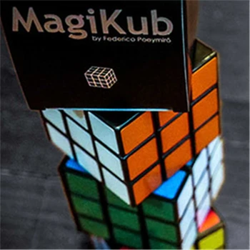 MAGIKUB De Federico Poeymiro (Gimmick Și Instrucțiuni On-line) - Truc de Mentalism Magie de Stradă Distracție Iluzie Cub de Recuzită