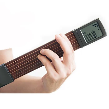 SCT-80 buzunar coardă de chitară practică instrument portabil de chitara de gât antrenor cu rotirea de coardă diagramă pentru incepatori (fara baterie)