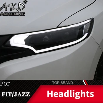 Lampă de cap Pentru Honda FIT JAZZ GK5-2018 Faruri proiectoare Ceata Lumini de Zi DRL H7 LED Bi Xenon Bec Accesorii Auto