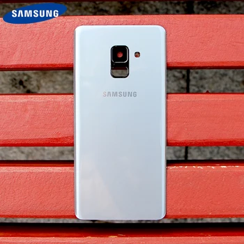 Samsung Original Spate Baterie Usa Capac de Sticla Pentru Samsung Galaxy A8 2018 Versiunea SM-A530F SM-A530N Carcasă Telefon, Capac Spate