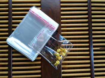1000pcs/lot opp sac resigilabil auto-adezivă transparentă saci de bijuterii cadou Husa auto de etanșare din plastic ambalare saci