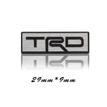 Pentru TRD Volan din Otel Inoxidabil Emblema pentru Toyota Land Cruiser Prado Yaris, Corolla RAV4 Camry Tundra Auris Decor Interior