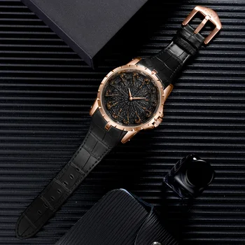 ONOLA creative analog cuarț ceas de omul de lux de top de brand de moda cusual rezistent la apa a crescut de aur om încheietura ceas 2019