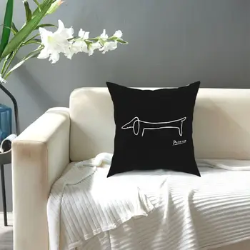 Pablo Picasso Câine Nod Pătrat de Pernă Perne pentru Canapea Suprarealism Artă Personalizate față de Pernă
