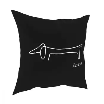 Pablo Picasso Câine Nod Pătrat de Pernă Perne pentru Canapea Suprarealism Artă Personalizate față de Pernă