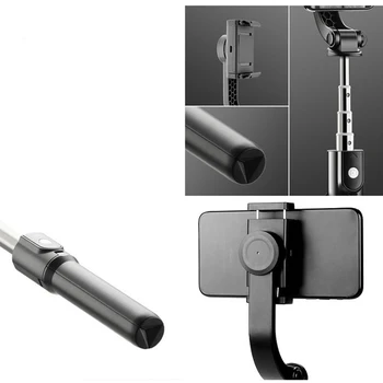 H5 Gimbal Telefon Mobil Stabilizator Anti-Shake Trepied Bluetooth Zoom de Control de la Distanță Selfie Stick-ul pentru iPhone, Android Telefon