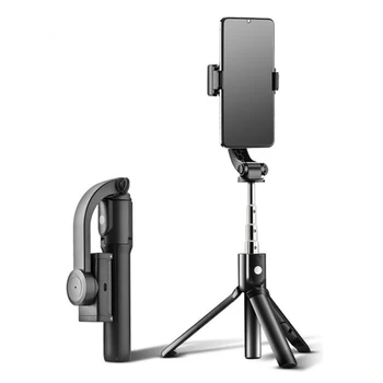 H5 Gimbal Telefon Mobil Stabilizator Anti-Shake Trepied Bluetooth Zoom de Control de la Distanță Selfie Stick-ul pentru iPhone, Android Telefon
